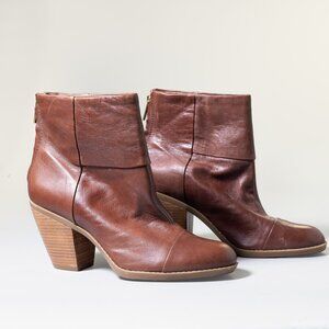 Bandolino Cap Toe Ankle Genuine Leather booties